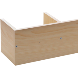 Portland 95cm Natural CD and DVD Wall Mount Storage Shelf - Size: 95 x 17 x 18cm - Brown - Wilko - thumbnail 5