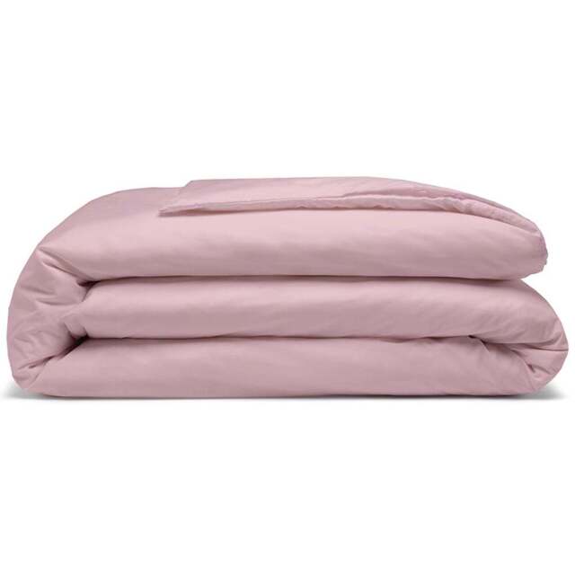 Serene Double Blush Duvet Cover - Pink - Wilko - image 1