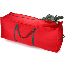 Festive Christmas Large Christmas Tree Storage Bag 124cm - Size: 50 x 38 x 120cm - Green - Wilko