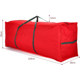 Festive Christmas Large Christmas Tree Storage Bag 124cm - Size: 50 x 38 x 120cm - Green - Wilko - thumbnail 4