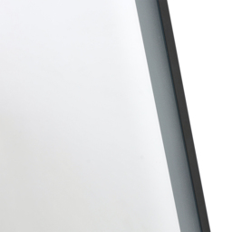 Living and Home Black Rectangular Metal Frame Anti Fog LED Wall Mirror with Touch Sensor - Size: 70 x 50 x 4cm - Wilko - thumbnail 5