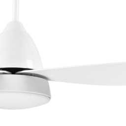 Portland White Reversible Ceiling Fan with Light - Size: 122 x 122 x 45cm - Wilko - thumbnail 4