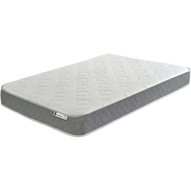 Starlight Beds Jump n Tac Double Grey Memory Foam and Spring Mattress - Wilko - image 1