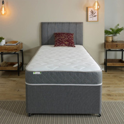 Starlight Beds Jump n Tac Double Grey Memory Foam and Spring Mattress - Wilko - thumbnail 5