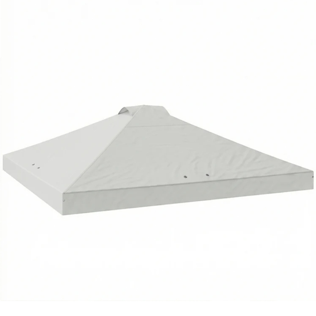 Outsunny 3 x 3m White Waterproof Gazebo Roof Replacement Cover - Size: 25 x 300 x 300cm - Wilko - image 1