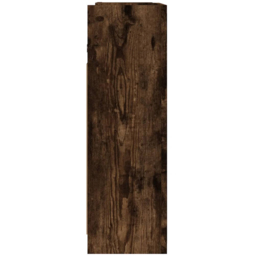 vidaXL Single Door 3 Shelf Smoked Oak Mirror Bathroom Cabinet - Size: 64 x 62.5 x 20.5cm - Brown - Wilko - thumbnail 6