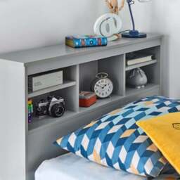 Veera Single Grey Guest Bed and Trundle with Orthopaedic Mattresses - Bedmaster - Wilko - thumbnail 5