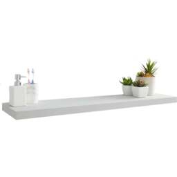 wilko Oslo Grey Floating Shelf - Size: 100 x 24 x 4cm - thumbnail 1