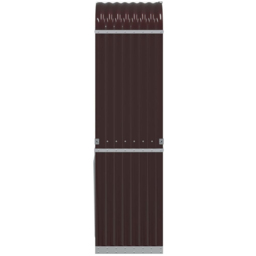 vidaXL Brown Galvanised Steel Firewood Log Holder 170 x 40 x 45cm - Wilko - thumbnail 5