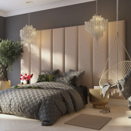 Aspire Furniture Llewelyn-Bowen Luxury Off White Eire Linen Wall Mounted Headboard 45cm - Size: Single Pack - Aspire Beds - Wilko - thumbnail 4