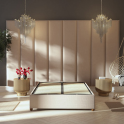 Aspire Furniture Llewelyn-Bowen Luxury Off White Eire Linen Wall Mounted Headboard 45cm - Size: Single Pack - Aspire Beds - Wilko - thumbnail 3