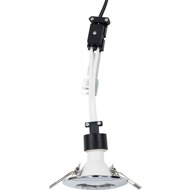ValueLights Chrome Cool White LED Ceiling Downlight 20 Pack - Silver - Wilko - image 1
