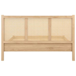 Croxley King Size Oak Rattan Bed - Brown - Birlea - Wilko - thumbnail 6