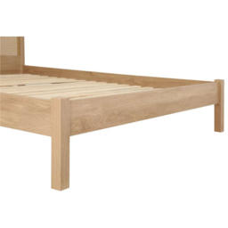 Croxley King Size Oak Rattan Bed - Brown - Birlea - Wilko - thumbnail 7