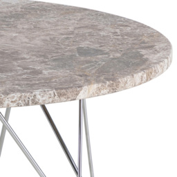 Florence Prunus Grey and Brown Marble Top Round Coffee Table - Furniture To Go - Wilko - thumbnail 5