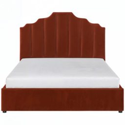 Flair Margot Double Orange Velvet Ottoman Bed - Wilko - thumbnail 3
