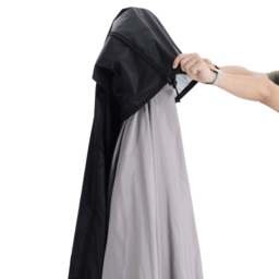 Living and Home Outdoor Banana Umbrella Parasol Cover 72 x 261cm - Black - Wilko - thumbnail 3