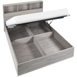 Julian Bowen Bali Single Grey Oak Storage Ottoman Bed - Wood - Wilko - thumbnail 5
