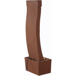 Teamson Home Red Rock Curved Textured Waterfall Outdoor Fountain 38.5 inch - Size: 97.99 x 22 x 34.01cm - Grey - Wilko - thumbnail 7