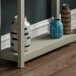 Vida Designs Arlington 2 Drawer Grey and Oak Console Table - Size: 30 x 80 x 74cm - Wilko - thumbnail 5