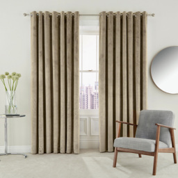 Helena Springfield Escala Lined Sand Curtains 168 x 183cm - Size: W 168 x D 183cm - Wilko - thumbnail 5