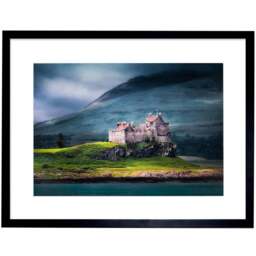 Wee Blue Coo Duart Castle Scotland Isle Mull Framed Wall Art Print 30 x 41cm - Size: 43.3 x 33.3 x 1.5cm - Wilko - thumbnail 1