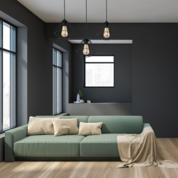 Milagro Colin Black 3 Pendant Lamp 230V - Size: 20 x 60 x 80cm - Wilko - thumbnail 5