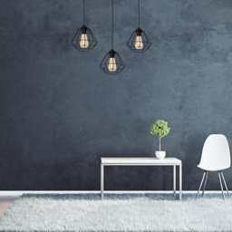 Milagro Colin Black 3 Pendant Lamp 230V - Size: 20 x 60 x 80cm - Wilko - thumbnail 3