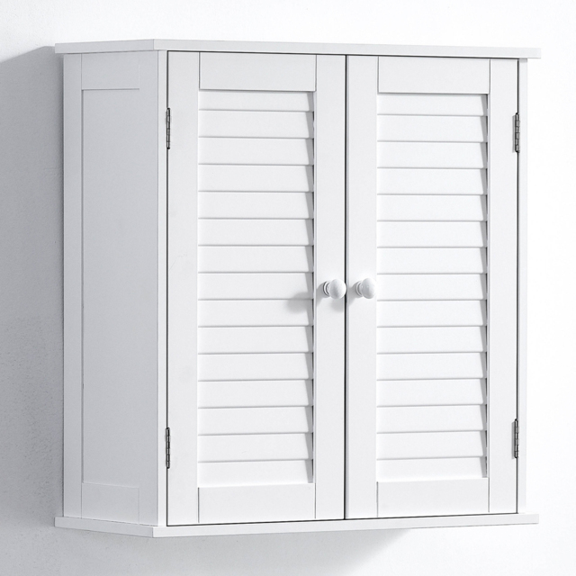 Bath Vida Liano 2 Door Bathroom Cabinet - Size: 55 x 52 x 22cm - Wilko - image 1