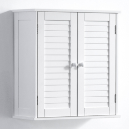 BATH VIDA Liano 2 Door Bathroom Cabinet - Size: 55 x 52 x 22cm - Wilko