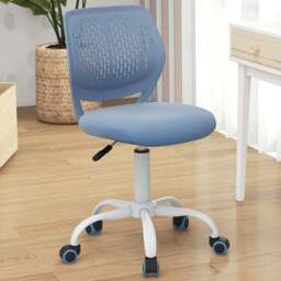Costway Blue Ergonomic Children Study Chair - Size: 47 x 46 x 18cm - Wilko