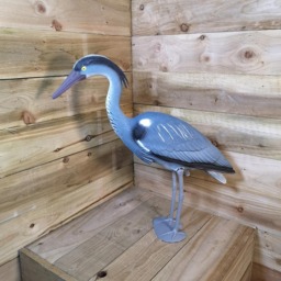 Hamble Distribution Blue Heron Bird Deterrent Garden Ornament - Size: 65 x 65 x 65cm - Red - Wilko - thumbnail 6