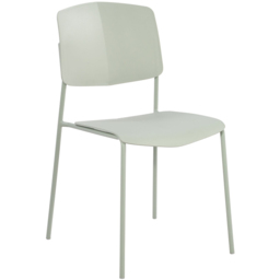 Core Products Academy Set of 2 Light Green Plastic Kitchen Chair - Wilko - thumbnail 4