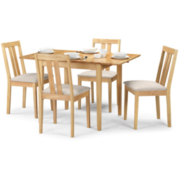 Julian Bowen Rufford 4 Seater 80 to 120cm Extendable Dining Table Natural - Multi - Wilko - thumbnail 5