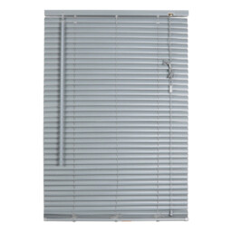 PVC Venetian Blind Grey Linen 105 x 152cm - Wilko - thumbnail 3