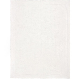 furn. Lodge Wood Oak Green Sherpa Fleece Throw - Size: 150 x 130 x 1cm - Wilko - thumbnail 5