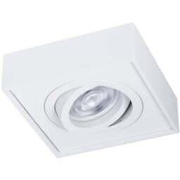 Milagro Nusa Square White Spot Light 230V - Size: 9 x 9 x 3cm - Wilko