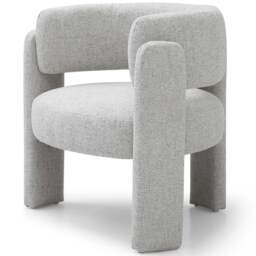 Amy Natural Textured Weave Tub Chair - Size: 74 x 83 x 66cm - Kyoto Futons - Wilko - thumbnail 7