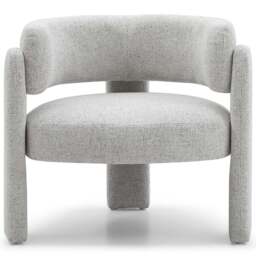 Amy Natural Textured Weave Tub Chair - Size: 74 x 83 x 66cm - Kyoto Futons - Wilko - thumbnail 3