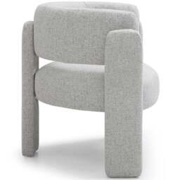 Amy Natural Textured Weave Tub Chair - Size: 74 x 83 x 66cm - Kyoto Futons - Wilko - thumbnail 5