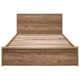 Stockwell King Size Brown 2 Drawer Bed - Birlea - Wilko - thumbnail 4