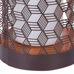 Luxform LED Solar Salisbury Table Light - Size: 15 x 15 x 23cm - Brown - Wilko - thumbnail 6