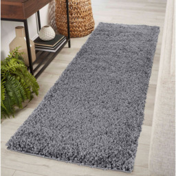 Desire Rugs Oxford Dark Grey Plain Shaggy Rug 200 x 290cm - Wilko - thumbnail 6