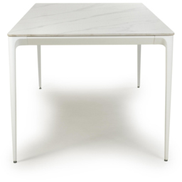 Shankar Montreal 6 Seater White Dining Table - Wilko - thumbnail 5