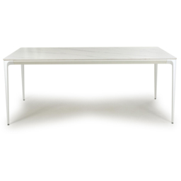 Shankar Montreal 6 Seater White Dining Table - Wilko - thumbnail 3