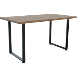 Shefa Seattle 4 Seater Dining Table Tobacco Oak - Wilko - thumbnail 3
