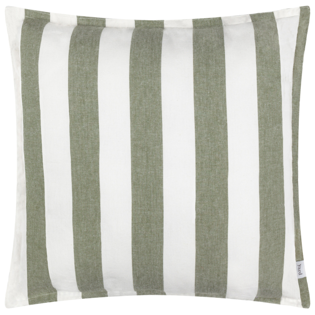 Yard Hayle Moss Cotton Polyester Filled Outdoor Cushion 50 x 50cm - Green - Wilko - image 1