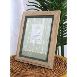 Hertford Green Accent Frame - Natural/8x6in - Size: A5 - The Port. Co Gallery - Wilko - thumbnail 4