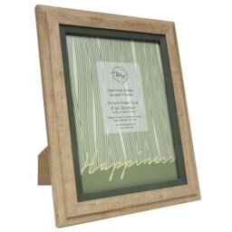 Hertford Green Accent Frame - Natural/8x6in - Size: A5 - The Port. Co Gallery - Wilko - thumbnail 3
