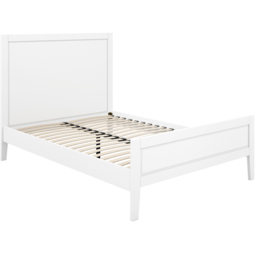 Bay Double White Bed Frame - LPD Home - Wilko - thumbnail 3